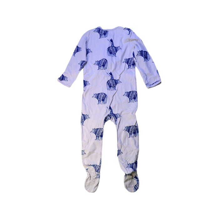 A White Onesies from Wilson & Frenchy in size 12-18M for neutral. (Back View)