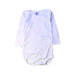 A White Long Sleeve Bodysuits from Petit Bateau in size 12-18M for neutral. (Front View)