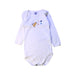 A White Long Sleeve Bodysuits from Petit Bateau in size 12-18M for neutral. (Front View)