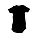 A Black Short Sleeve Bodysuits from Petit Bateau in size 6-12M for neutral. (Front View)