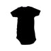 A Black Short Sleeve Bodysuits from Petit Bateau in size 6-12M for neutral. (Back View)