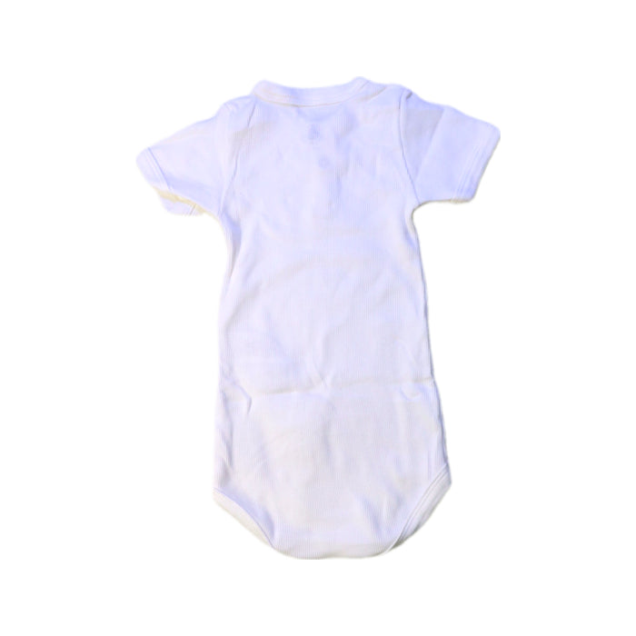 A White Short Sleeve Bodysuits from Petit Bateau in size 6-12M for neutral. (Back View)