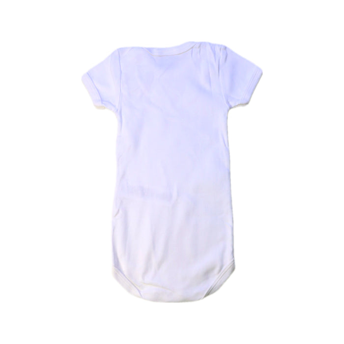 A White Short Sleeve Bodysuits from Petit Bateau in size 6-12M for neutral. (Back View)