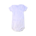 A White Short Sleeve Bodysuits from Petit Bateau in size 6-12M for neutral. (Back View)