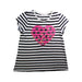 A Black Short Sleeve Tops from Seed in size 7Y for girl. (Front View)