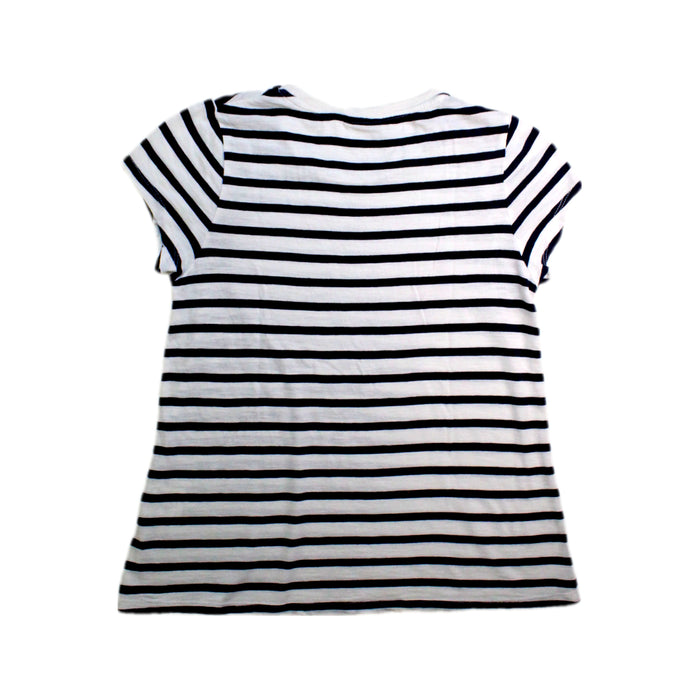 A Black Short Sleeve Tops from Seed in size 7Y for girl. (Back View)