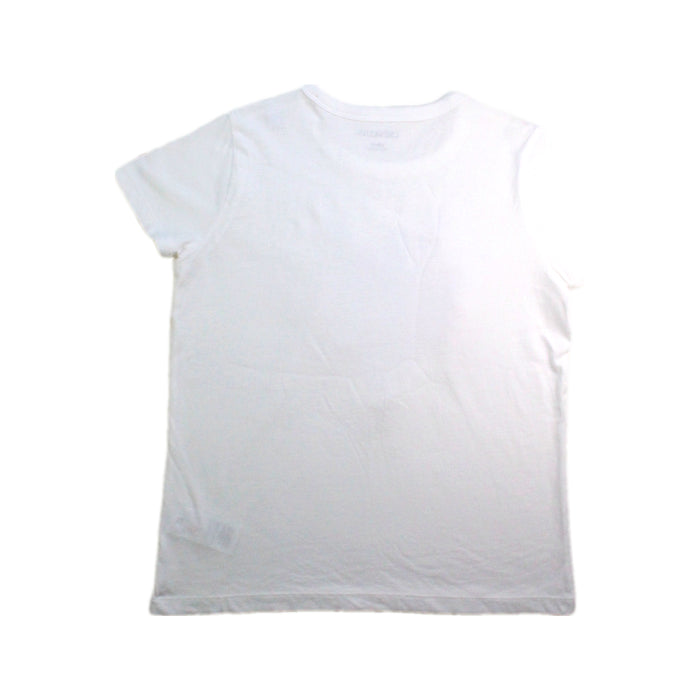 A White Short Sleeve T Shirts from Crewcuts in size 10Y for girl. (Back View)