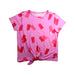 A Pink Short Sleeve T Shirts from Crewcuts in size 10Y for girl. (Front View)