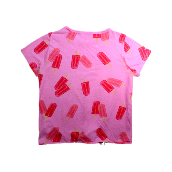 A Pink Short Sleeve T Shirts from Crewcuts in size 10Y for girl. (Back View)
