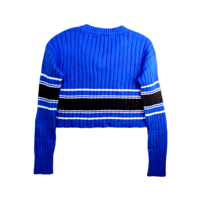 A Blue Long Sleeve Tops from Seed in size 10Y for girl. (Back View)