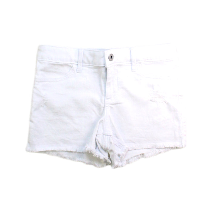 A White Shorts from Abercrombie & Fitch in size 11Y for girl. (Front View)