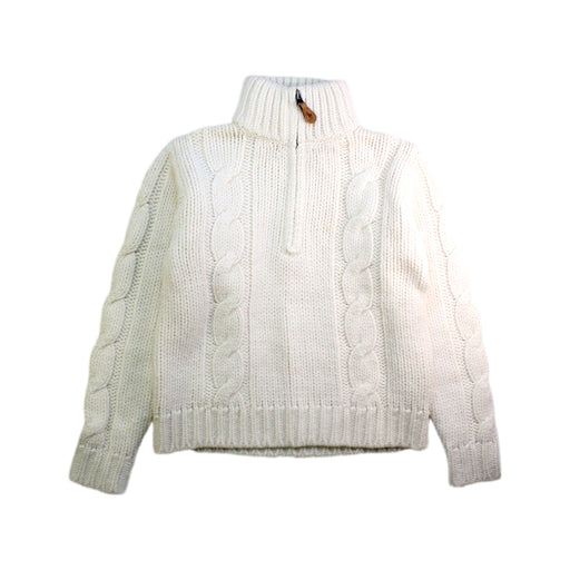 A White Knit Sweaters from Ralph Lauren in size 12Y for neutral. (Front View)