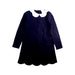 A Black Long Sleeve Dresses from Jacadi in size 10Y for girl. (Front View)