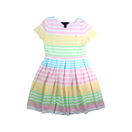 A Multicolour Short Sleeve Dresses from Polo Ralph Lauren in size 8Y for girl. (Front View)