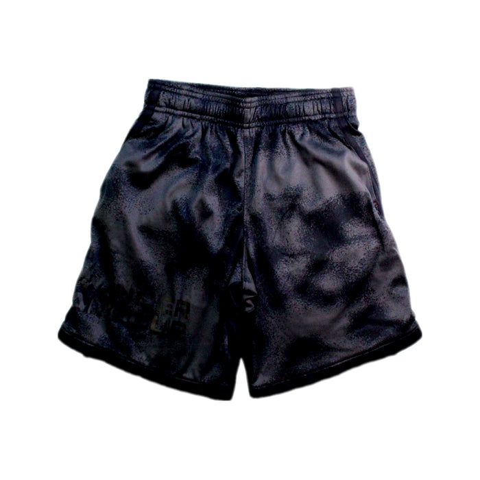 A Black Shorts from Under Armour in size 6T for boy. (Front View)