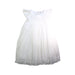 A White Sleeveless Dresses from Jacadi in size 10Y for girl. (Front View)