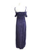 A Blue Sleeveless Dresses from Seraphine in size Maternity-S for maternity. (Back View)