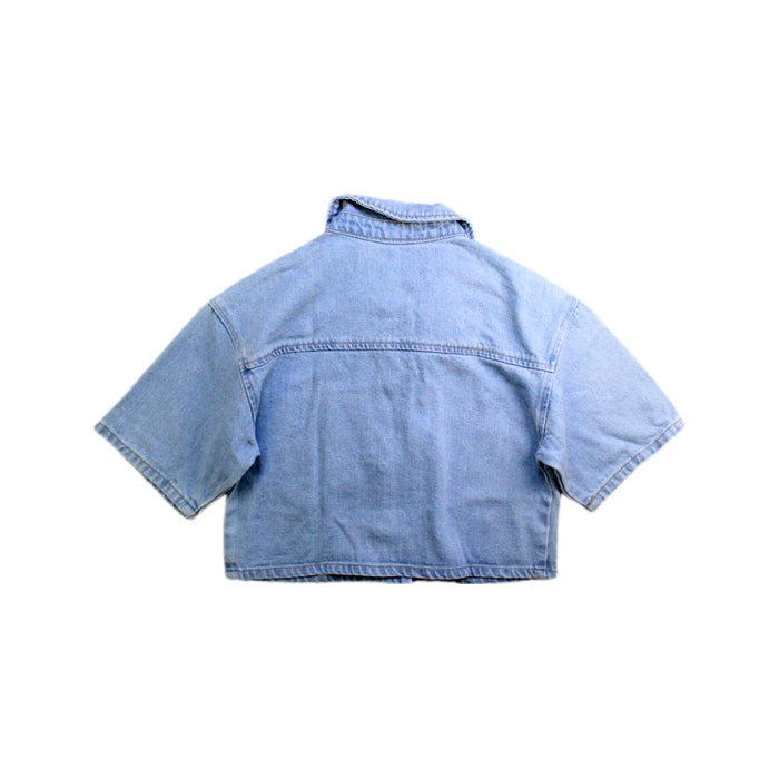 A Blue Lightweight Jackets from Seed in size 10Y for girl. (Back View)