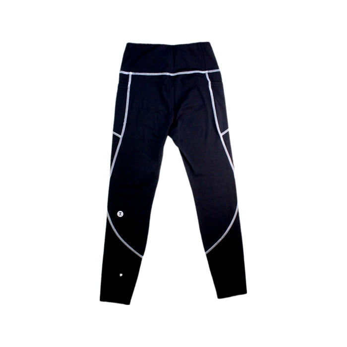 A Black Leggings from Moody Tiger in size 7Y for girl. (Back View)