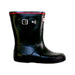 A Black Rain Boots from Hunter in size 5T for neutral. (Front View)
