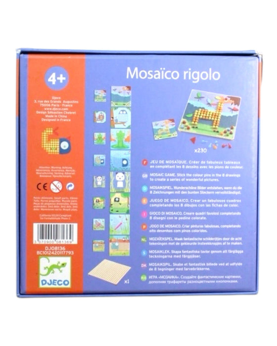 A Multicolor Educational Games & Activity Sets from Djeco in size 4T for neutral. (Back View)