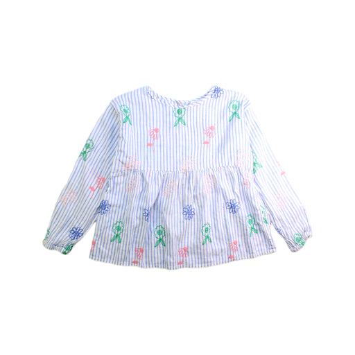 A Multicolour Long Sleeve Tops from Seed in size 7Y for girl. (Front View)