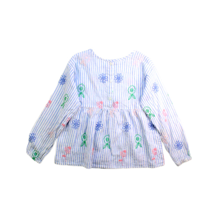 A Multicolour Long Sleeve Tops from Seed in size 7Y for girl. (Back View)