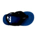A Black Flip Flops from Billabong in size 3T for boy. (Front View)