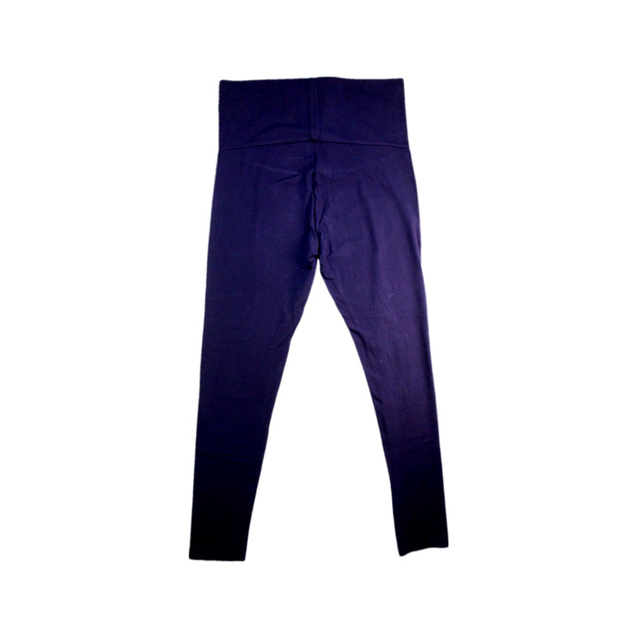 A Purple Leggings from Mayarya in size Maternity-L for maternity. (Back View)