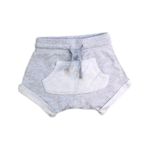 A Grey Shorts from Seed in size 3-6M for boy. (Front View)