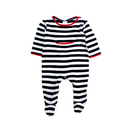 A Black Long Sleeve Rompers from J by Jasper Conran in size 3-6M for boy. (Front View)