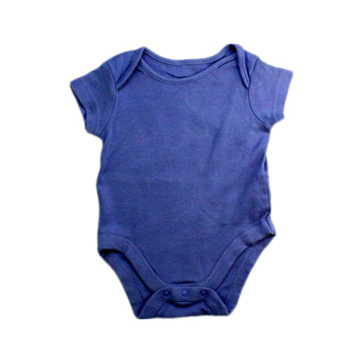 A Blue Short Sleeve Bodysuits from Mothercare in size 3-6M for boy. (Front View)
