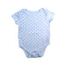 A White Short Sleeve Bodysuits from Mothercare in size 3-6M for boy. (Front View)