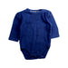 A Navy Long Sleeve Bodysuits from Mothercare in size 3-6M for girl. (Front View)