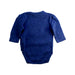 A Navy Long Sleeve Bodysuits from Mothercare in size 3-6M for girl. (Back View)