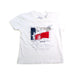A White Short Sleeve T Shirts from IKKS in size 3-6M for boy. (Front View)