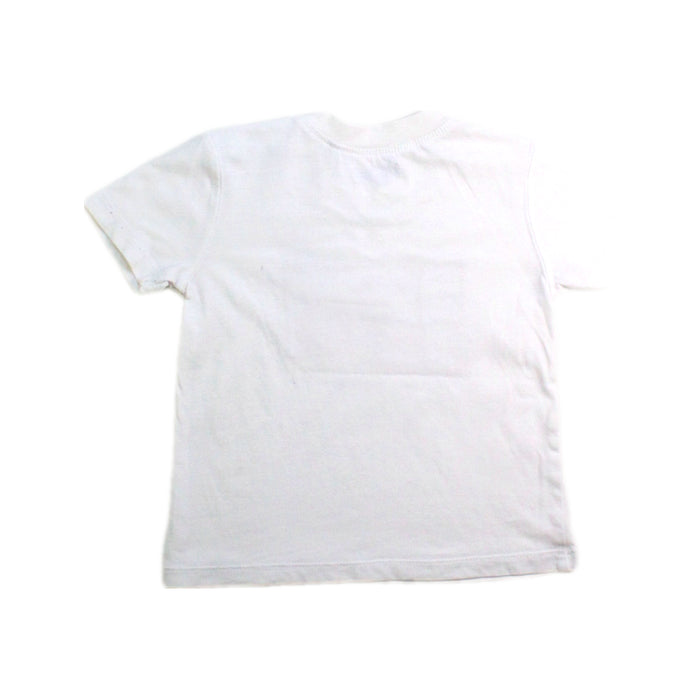 A White Short Sleeve T Shirts from IKKS in size 3-6M for boy. (Back View)