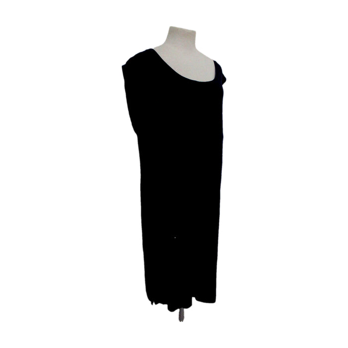 A Black Sleeveless Dresses from Mayarya in size Maternity-S for maternity. (Front View)