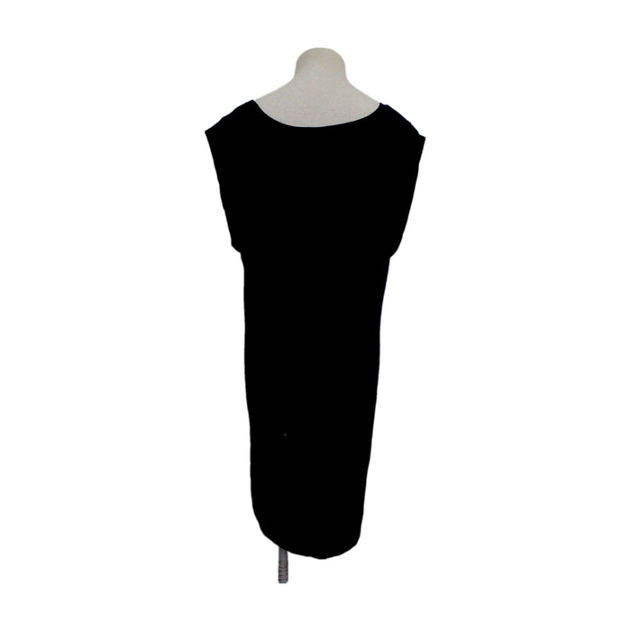 A Black Sleeveless Dresses from Mayarya in size Maternity-S for maternity. (Back View)