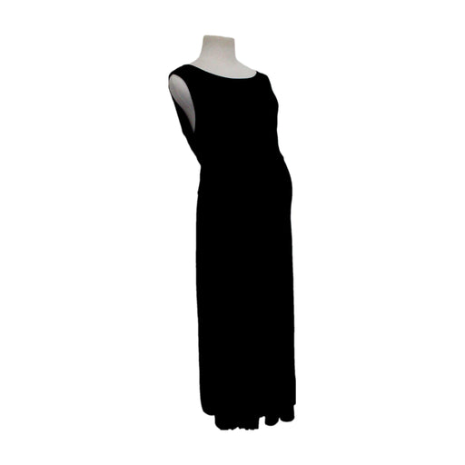 A Black Sleeveless Dresses from Mayarya in size Maternity-L for maternity. (Front View)