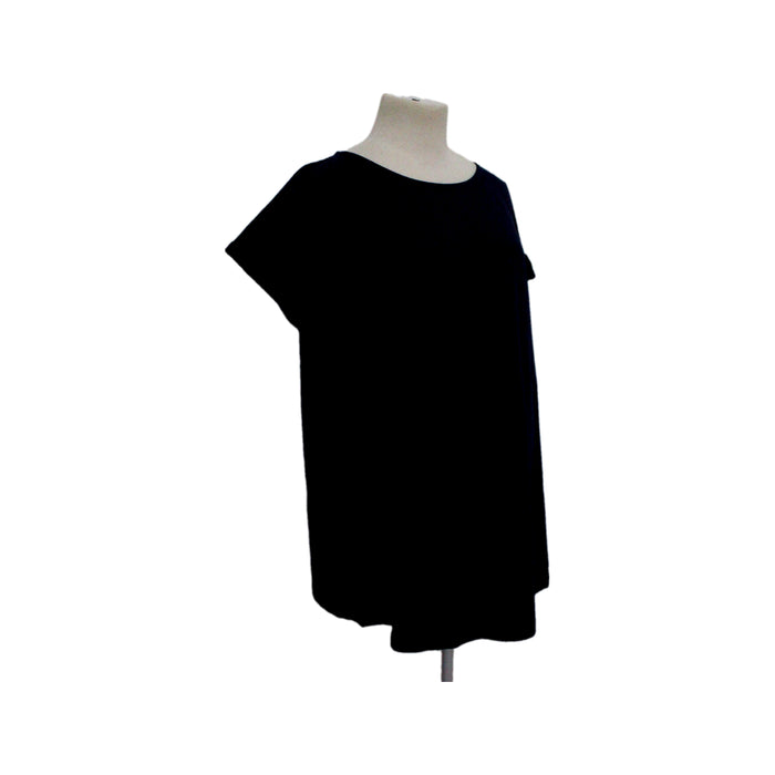 A Black Short Sleeve Tops from Jojo Maman Bébé in size Maternity-L for maternity. (Front View)