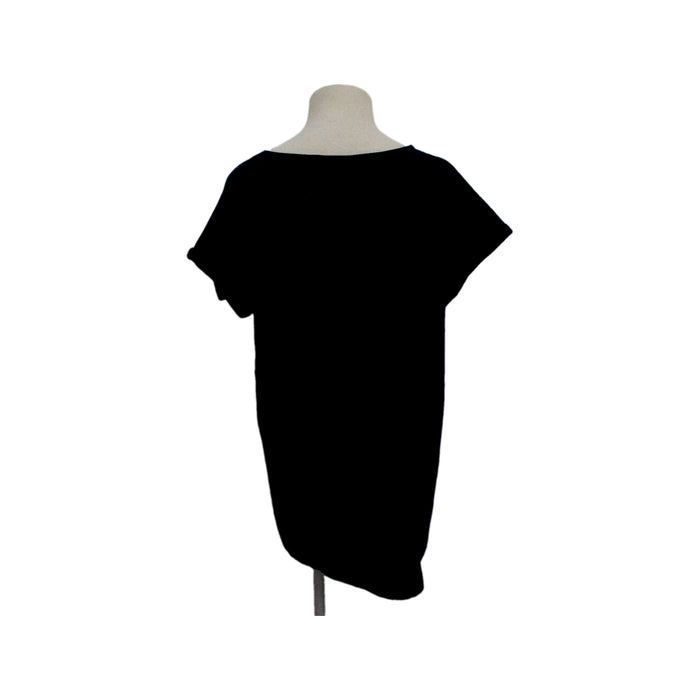 A Black Short Sleeve Tops from Jojo Maman Bébé in size Maternity-L for maternity. (Back View)