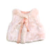 A Pink Dress Up Vests from Chloe in size 3-6M for girl. (Front View)