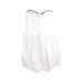 A White Sleeveless Rompers from Jacadi in size 6-12M for girl. (Back View)