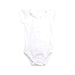 A White Short Sleeve Bodysuits from Jacadi in size 0-3M for girl. (Front View)