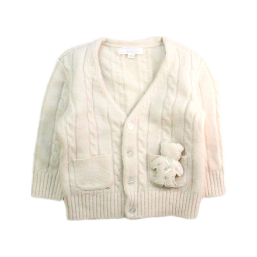 A Ivory Cardigans from Nicholas & Bears in size 3-6M for girl. (Front View)