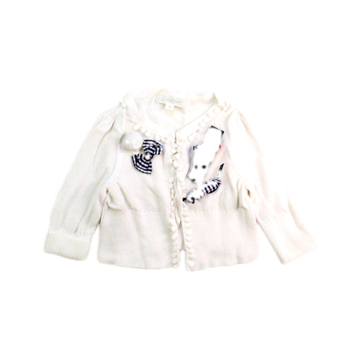 A White Cardigans from Nicholas & Bears in size 12-18M for girl. (Front View)