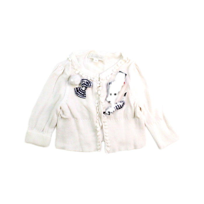 A White Cardigans from Nicholas & Bears in size 12-18M for girl. (Front View)