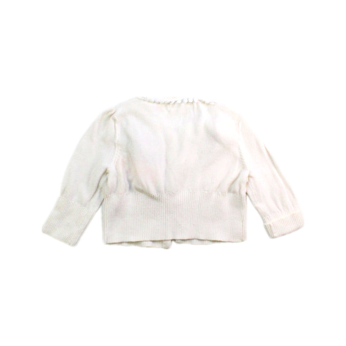 A White Cardigans from Nicholas & Bears in size 12-18M for girl. (Back View)