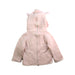 A Pink Hooded Sweatshirts from Oeuf in size 12-18M for girl. (Back View)